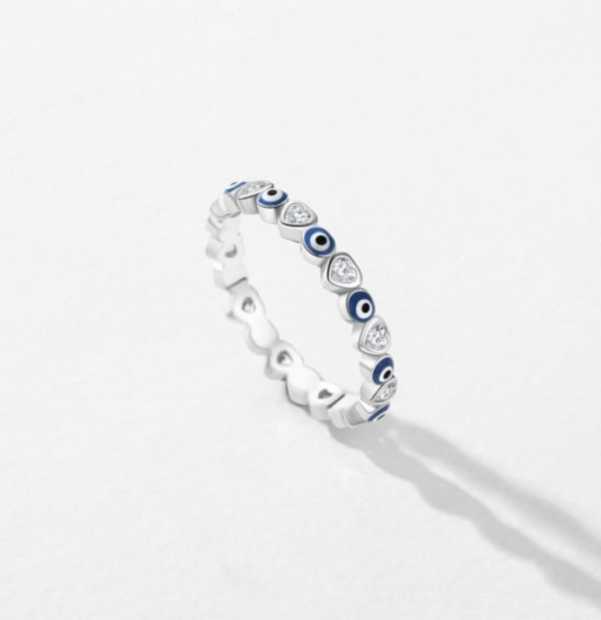 Dainty Evil Eye Ring