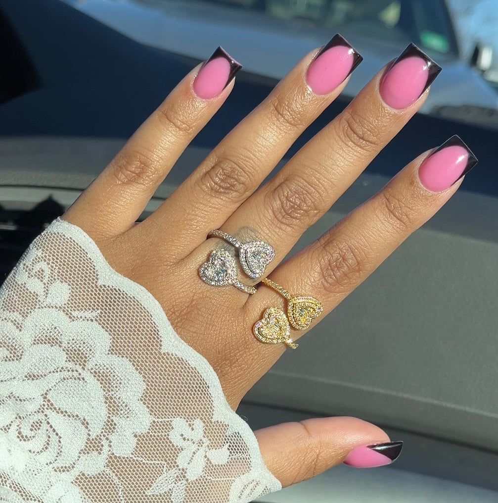 Bedazzled Heart Ring