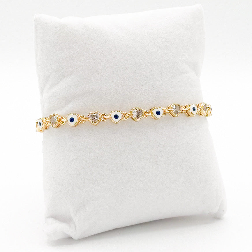 The Dainty Evil Eye Bracelet