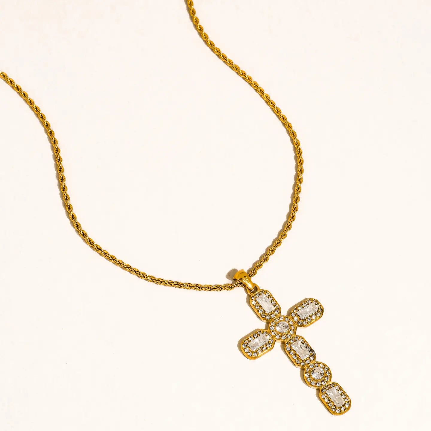 Sparkle Cross Necklace